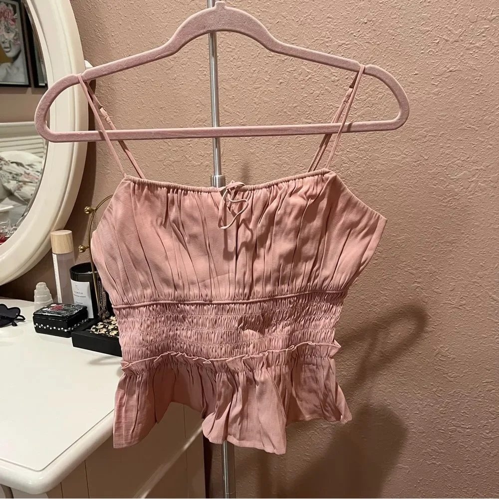 Express Ruched Tank Top - Picture 2 of 3